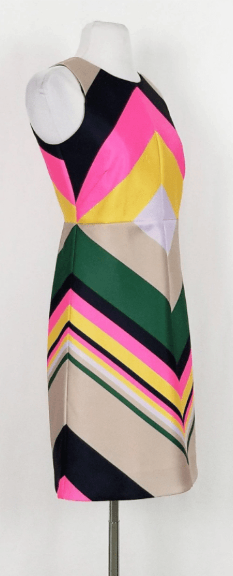J.Crew Collection - Multicolor Chevron Dress - Trendy Seconds