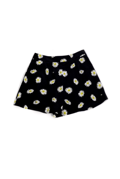 Kate Spade - Black Daisy & Bee Print Shorts - Trendy Seconds