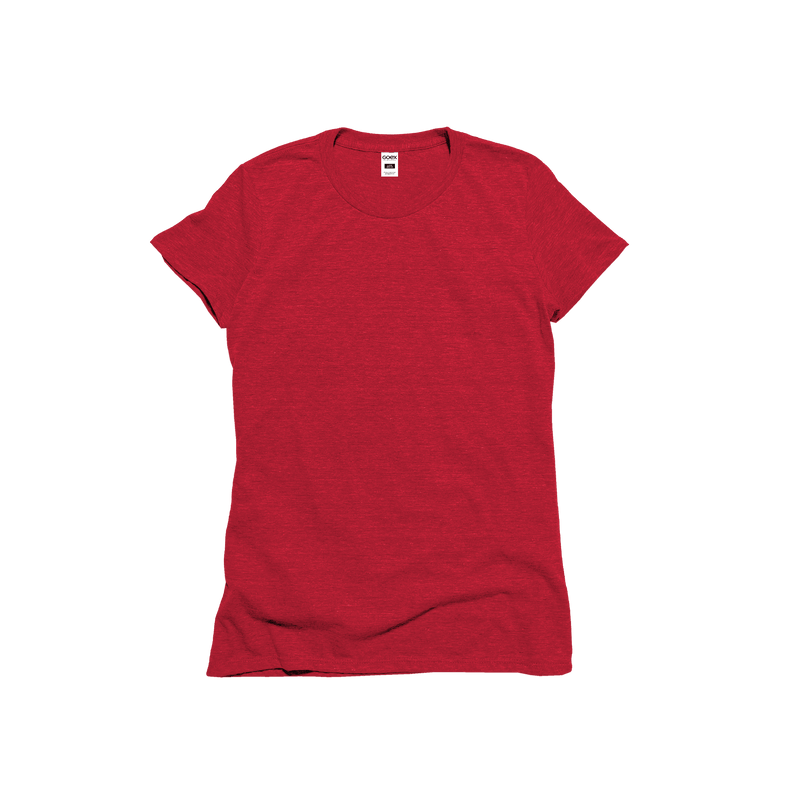 Ladies Eco-Triblend Short Sleeve Tee (Core Colors) - Trendy Seconds