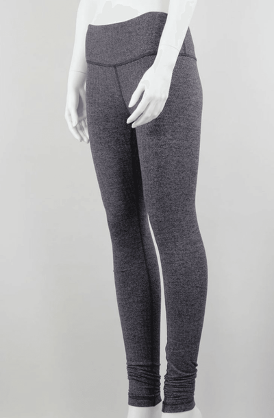 Lululemon - Grey and White Print Running Pants - Trendy Seconds