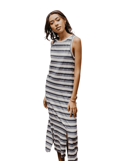 Striped Megan Dress - Trendy Seconds