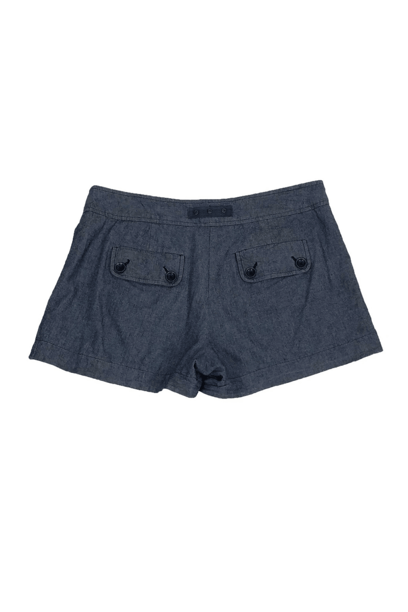 Trina Turk - Chambray Shorts w/ Lace Up - Trendy Seconds