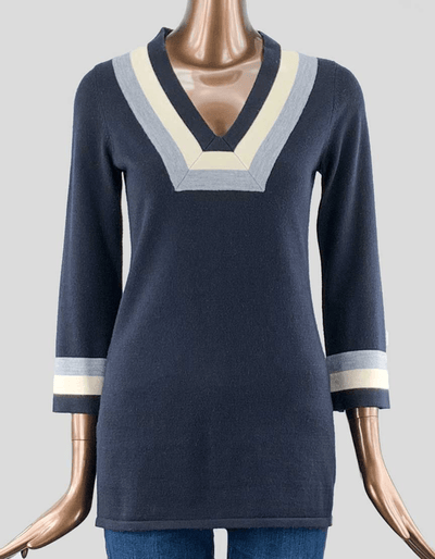 Tory Burch - Merino Wool Striped Sweater - Trendy Seconds
