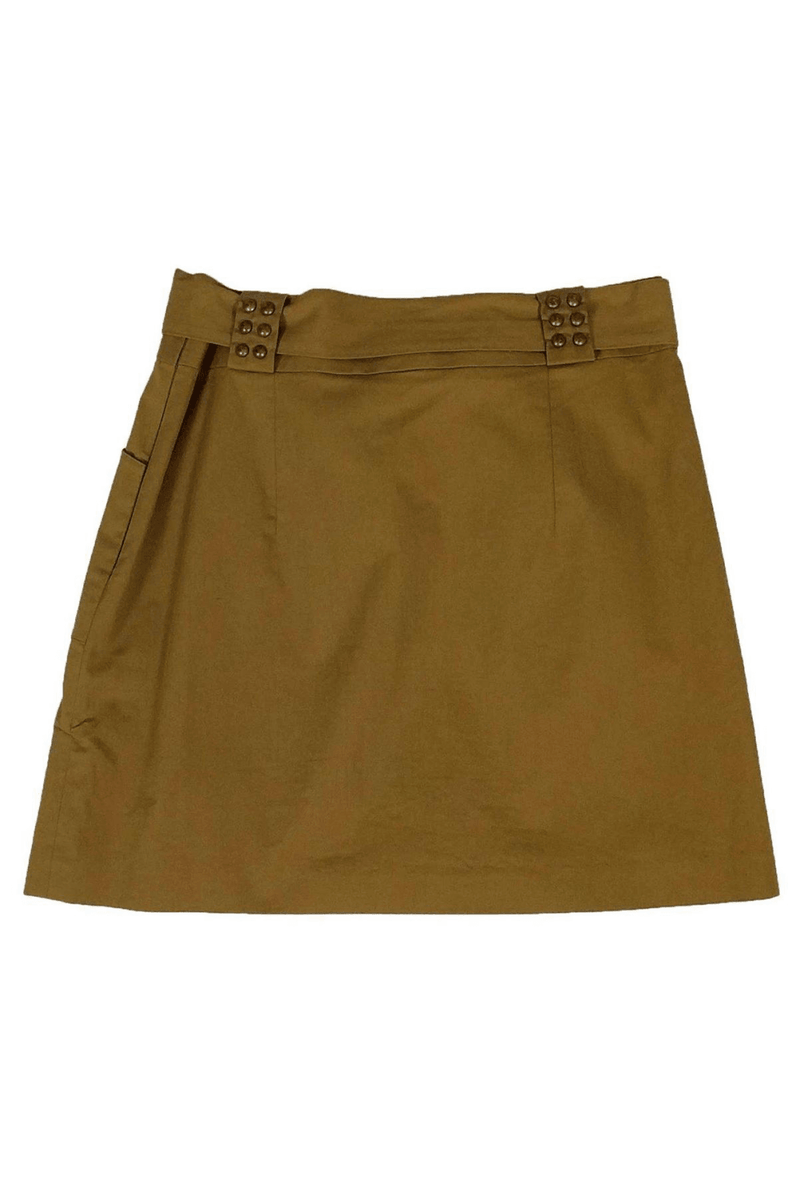 Milly - Khaki Mini Skirt - Trendy Seconds