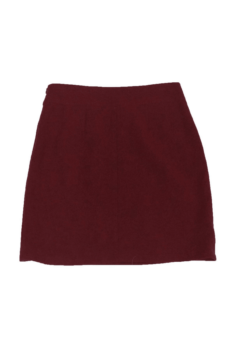 Max Mara Weekend - Red Wool Pencil Skirt - Trendy Seconds