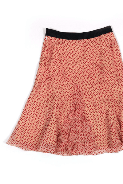 Marc Jacobs - Red Polka Dot Silk Skirt - Trendy Seconds