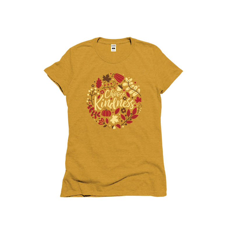 Choose Kindness Ladies Eco-Triblend Tee - Trendy Seconds