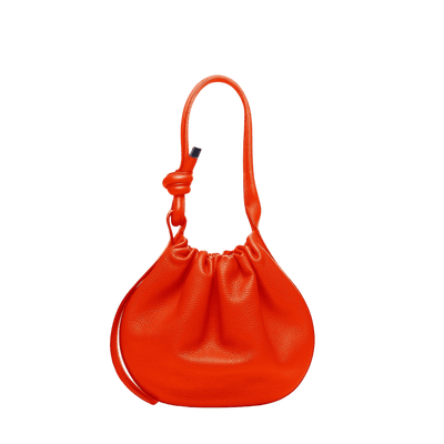 Ina Bag Medium Pebble Ruched Poppy - Trendy Seconds