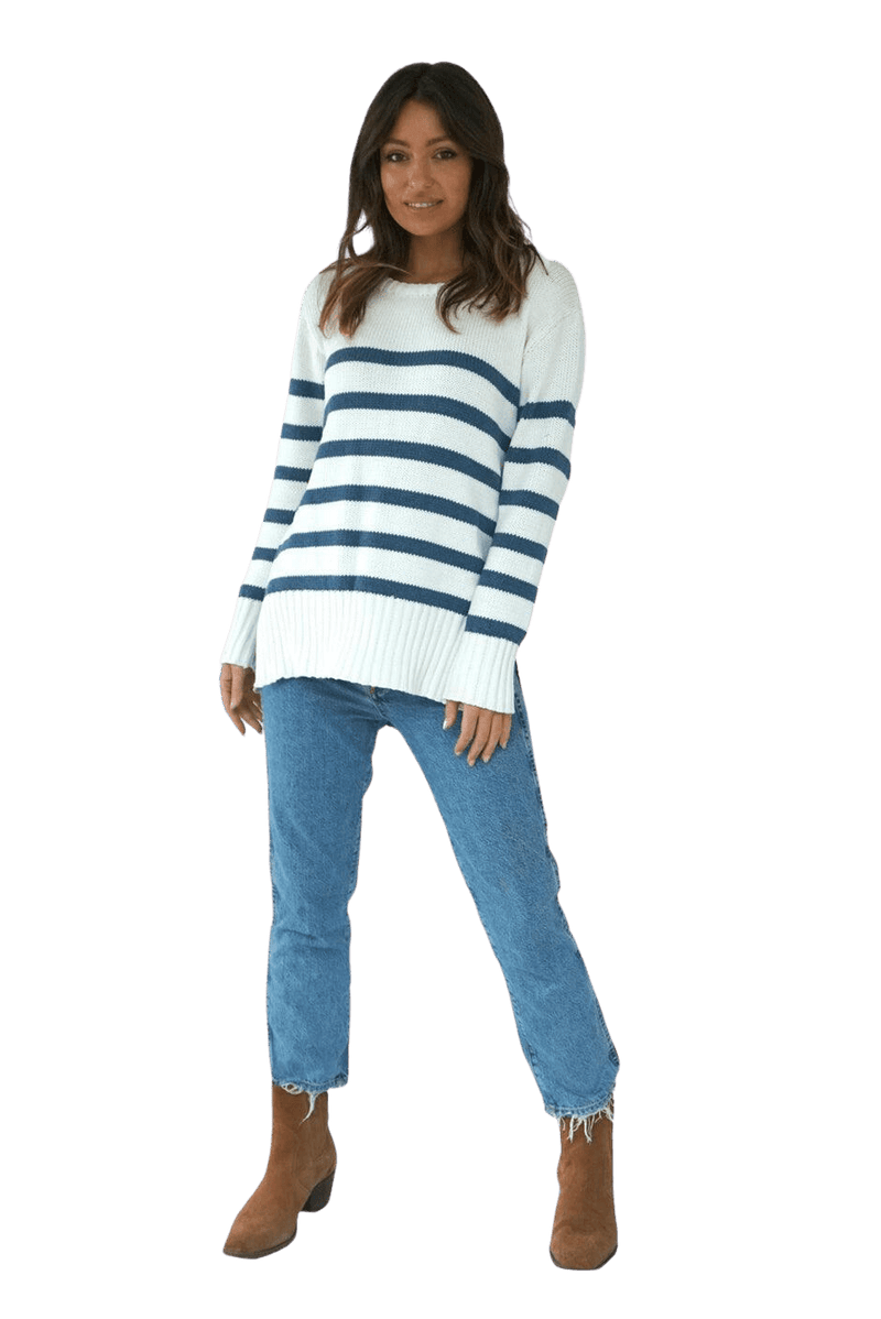 Jodi Stripe Sweater - Trendy Seconds