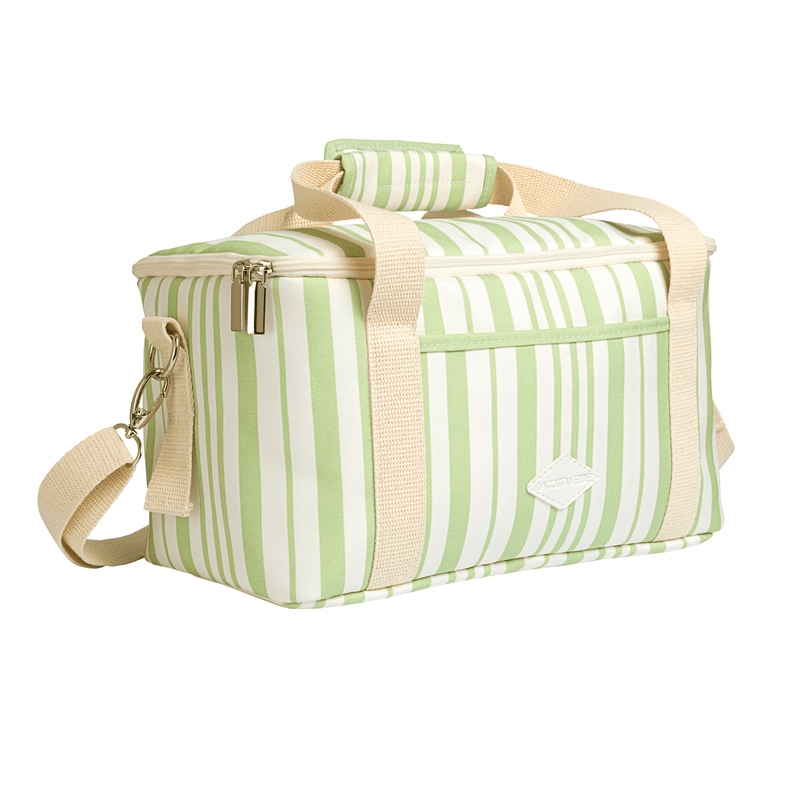Box Bag Recycle Sage Stripe - Trendy Seconds