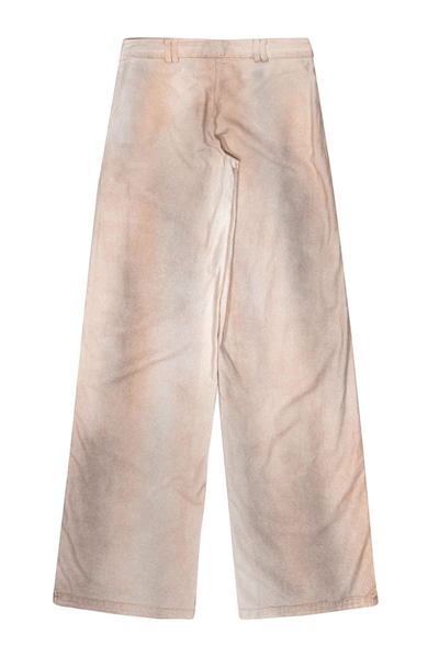 Versace Jeans Couture - Beige Linen Blend Flared Trousers - Trendy Seconds