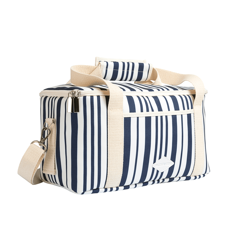 Box Bag Recycle Endless Blue Stripe - Trendy Seconds
