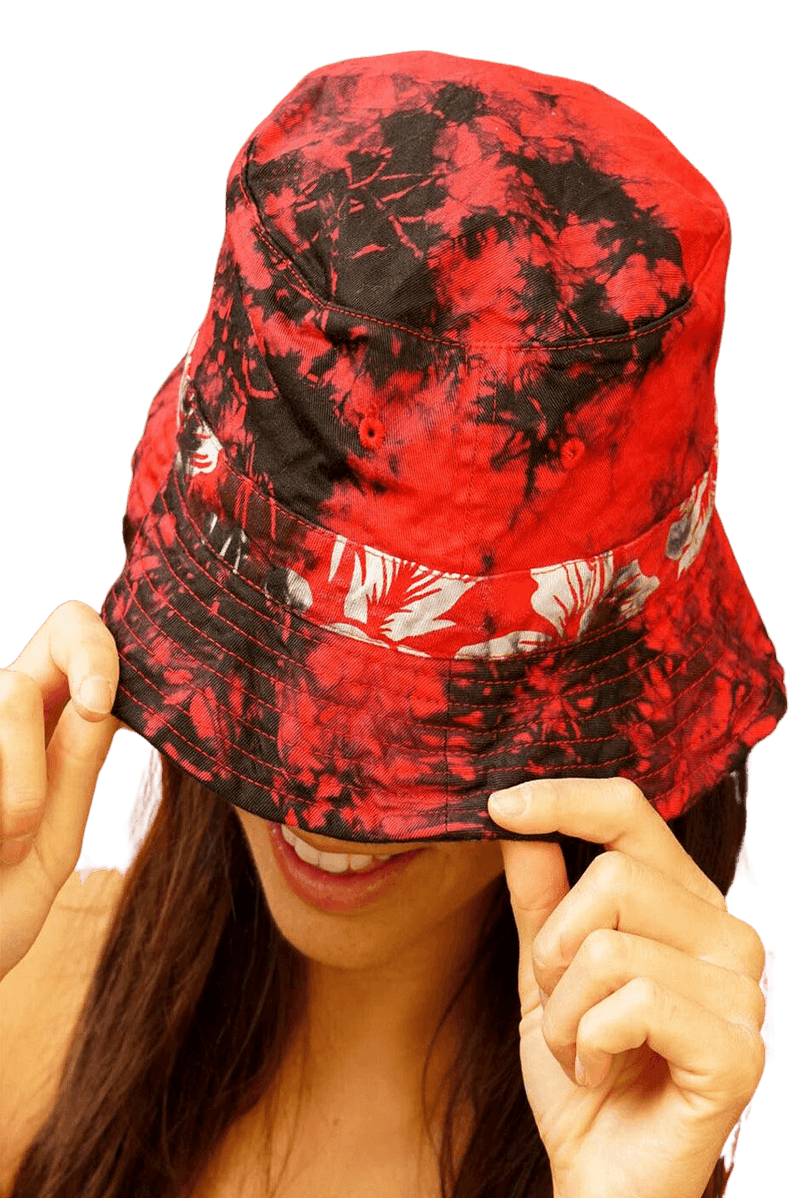 Luna Bucket Hat / Lava Tie Dye - Trendy Seconds